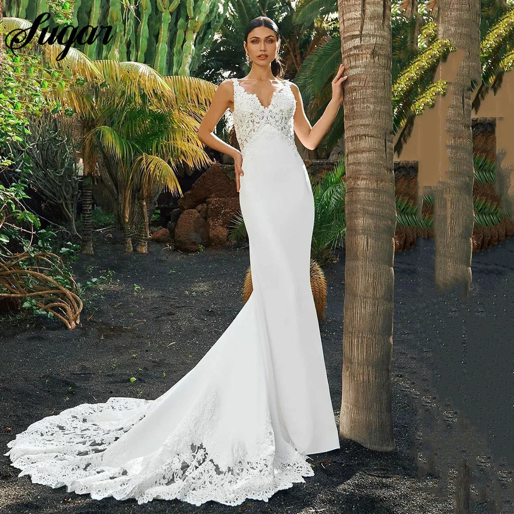 Vestido de noiva sereia dubai 2023 rendas apliques vestido de noiva feito sob encomenda vestido de casamento vestidos de noiva plus size suknia ślubna