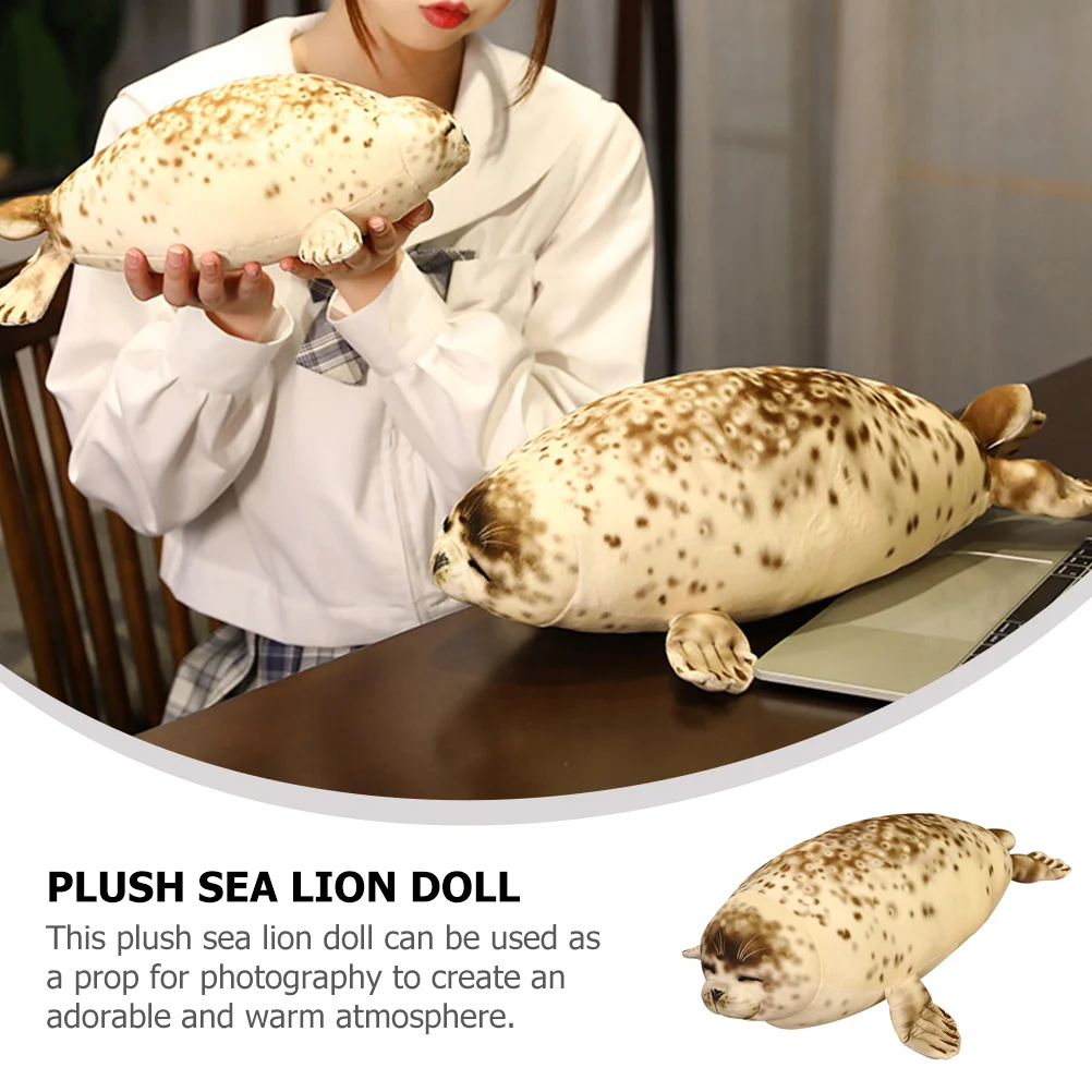 Sea Lion Plush ของเล่นตุ๊กตาของเล่นรูปของเล่น LionDolls Pp ผ้าฝ้ายเครื่องประดับเด็กหมอน