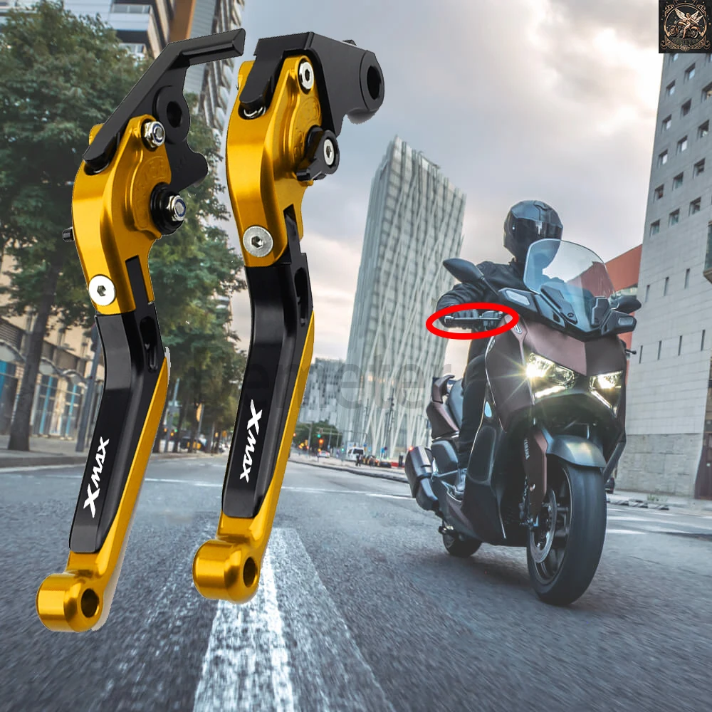 

For Yamaha X-MAX 125 250 300 400 2015-2022 2023-2025 Adjustable Brakes Clutch Levers Motorcycle Accessories