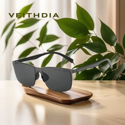 VEITHDIA Brand Polarized Protective Goggles Men's Outdoor Sport Driving Sunglasses UV400 Anti-glare Glasses for Male FH82450