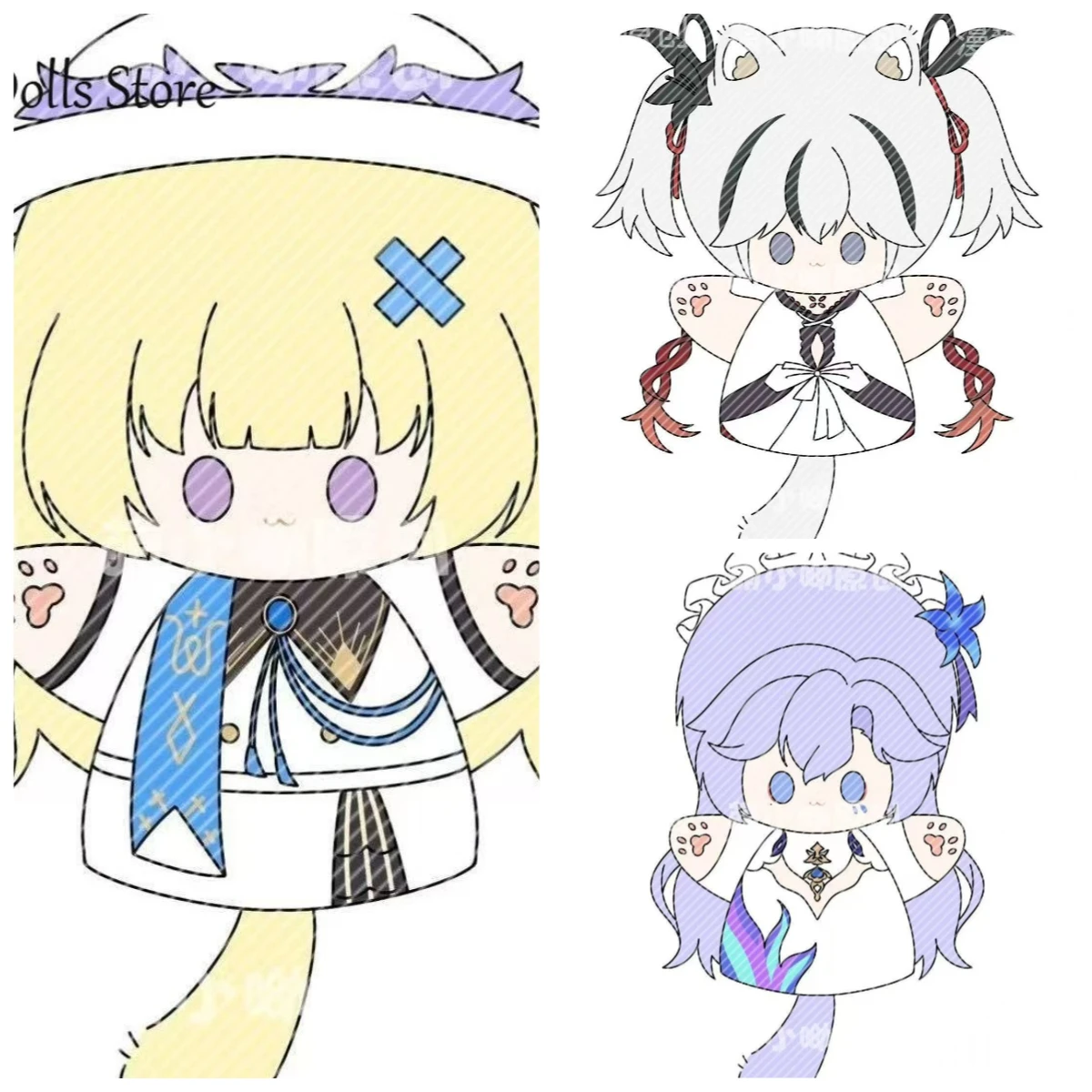 

Anime Wuthering Waves Phoebe Cantarella Camellya Cosplay Plush Doll Cartoon Hand Puppet Anime Movable Finger Toys Props Gift