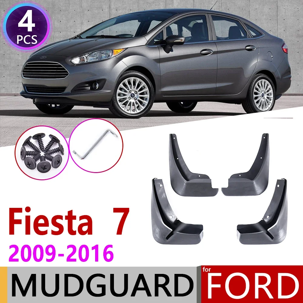 

Брызговики для Ford Fiesta 7 MK7 для салона Sedan 2009 ~ 2016, брызговики, брызговики, аксессуары для 2010 2011 2012 2013 2014