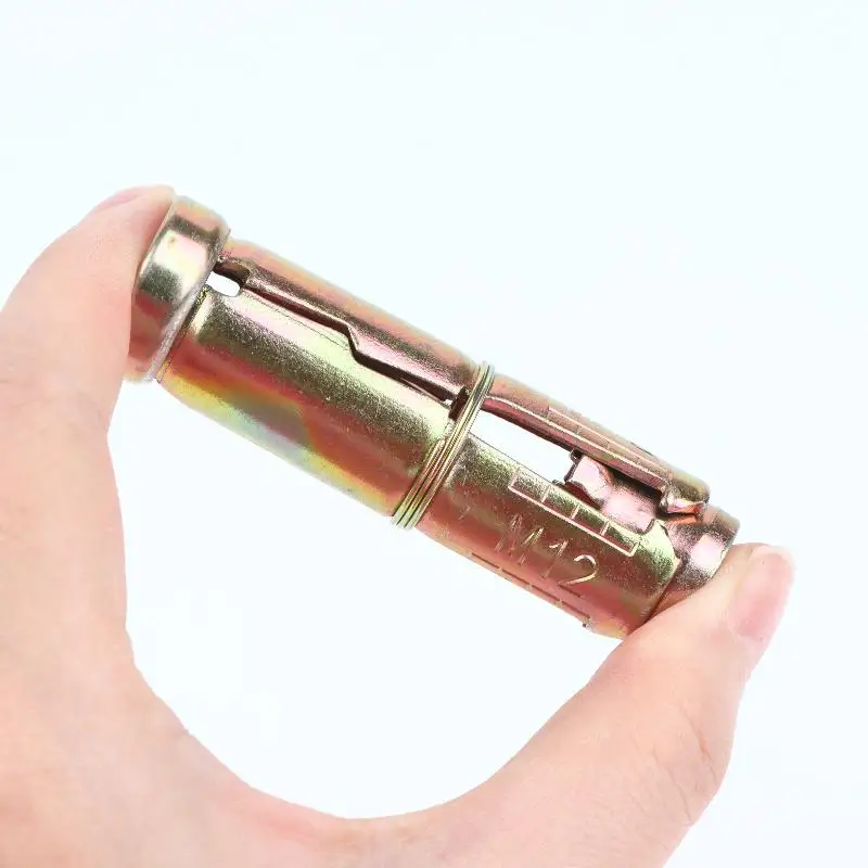 Multifunctional 10PCS Single Sleeve Heavy Duty Three Piece Anchor Bolt M6 M8 M10 M12 Concrete Wedge Expansion Anchor