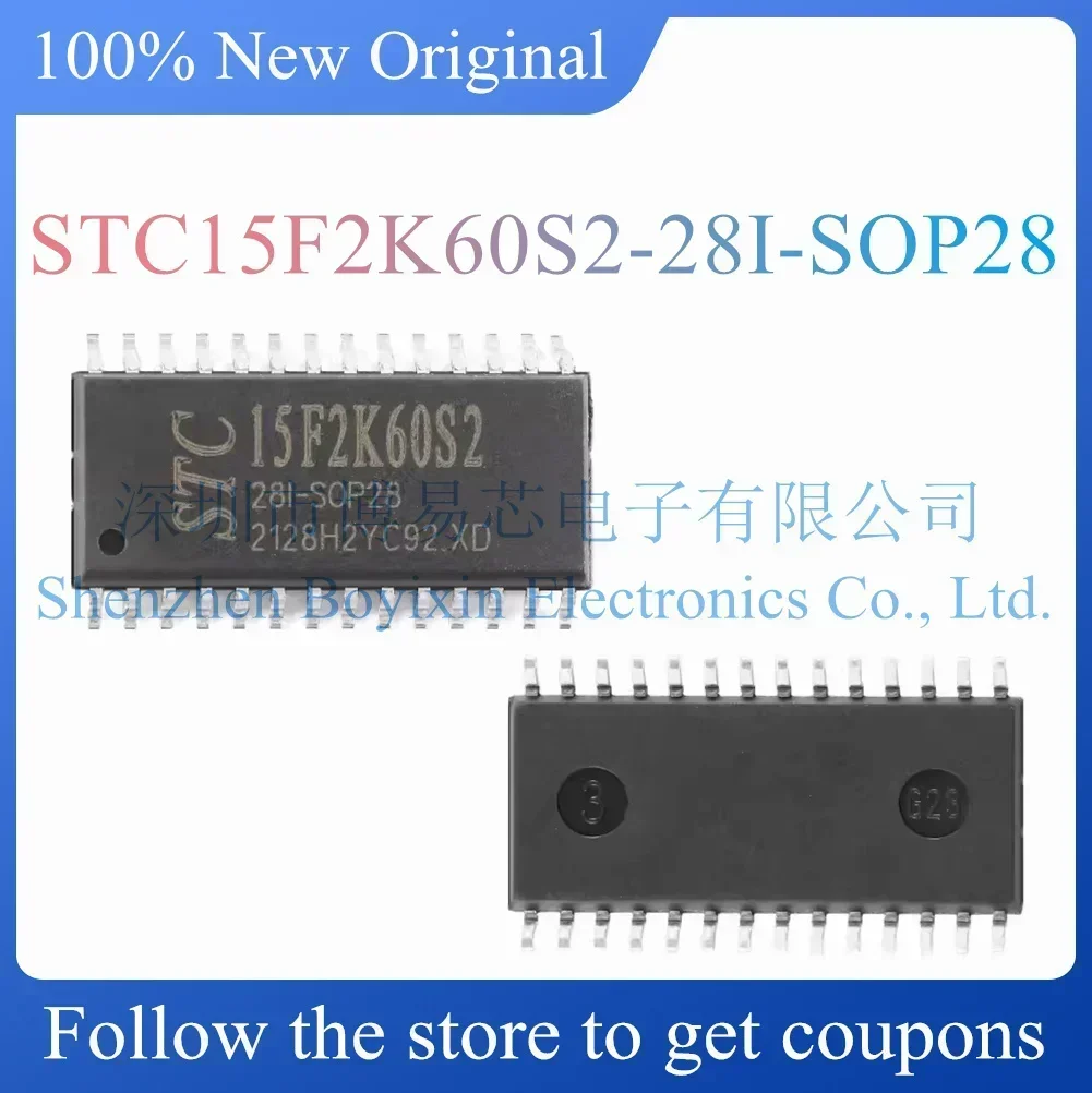 

NEW STC15F2K60S2-28I-SOP28 Original Product