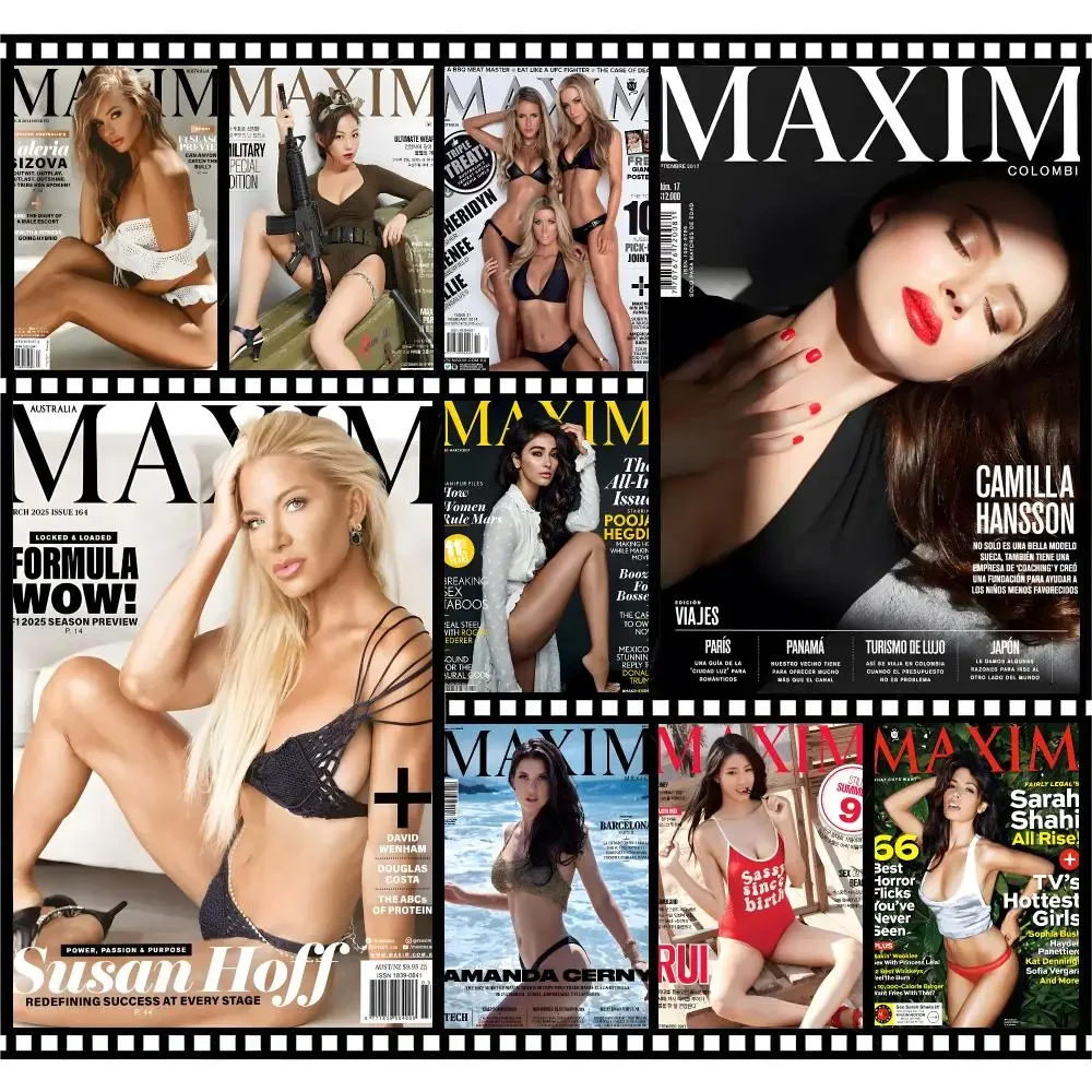 Maxim Magazine Lifestyle Maxim Poster Premium HD Decor Wall Art for Interior Room Makeover Home Accents Gift