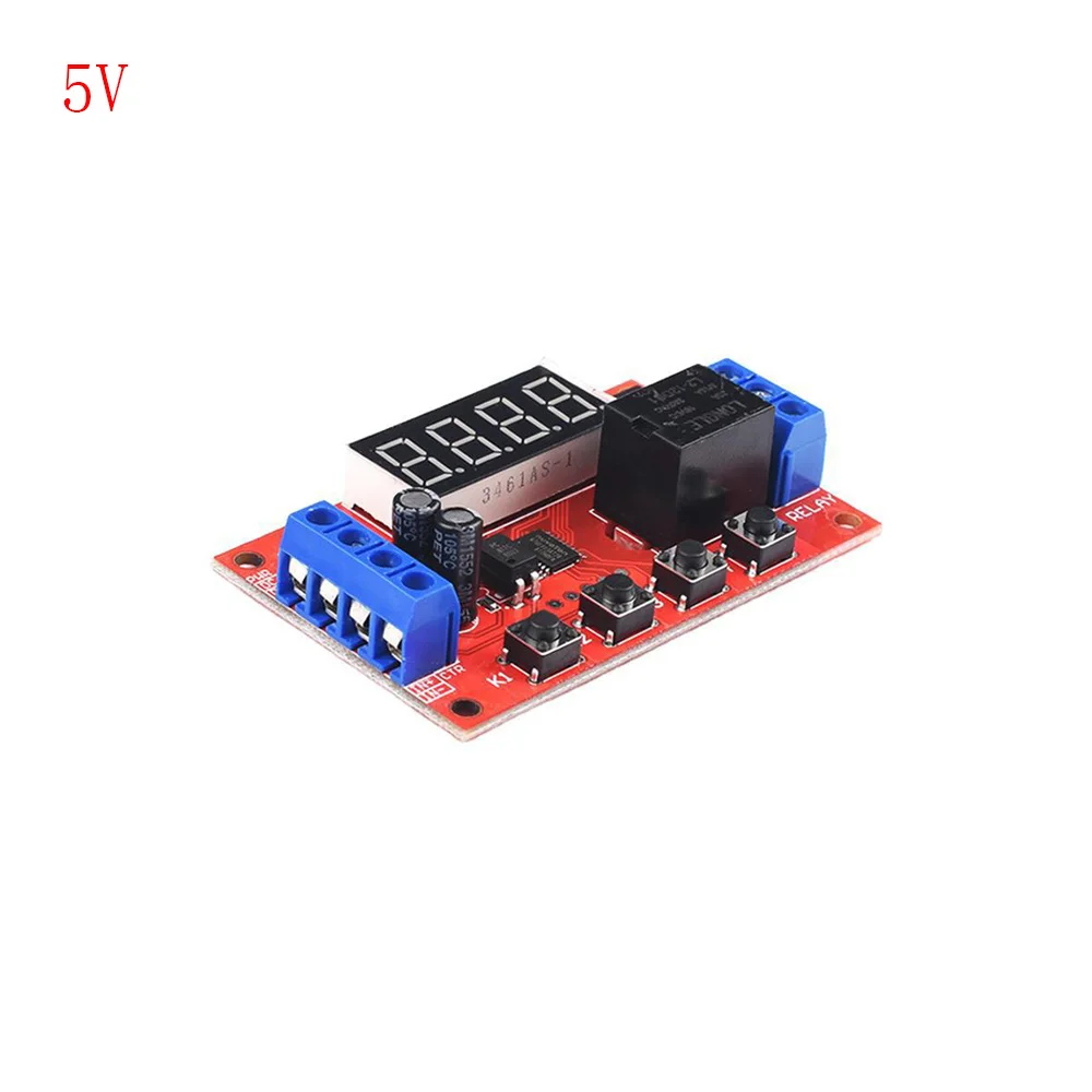 32 Function Digital Timing Relay Delay Trigger Switch Timer Control Switch DC 5V 12V 24V 10A Adjustable Time Delay Relay Module