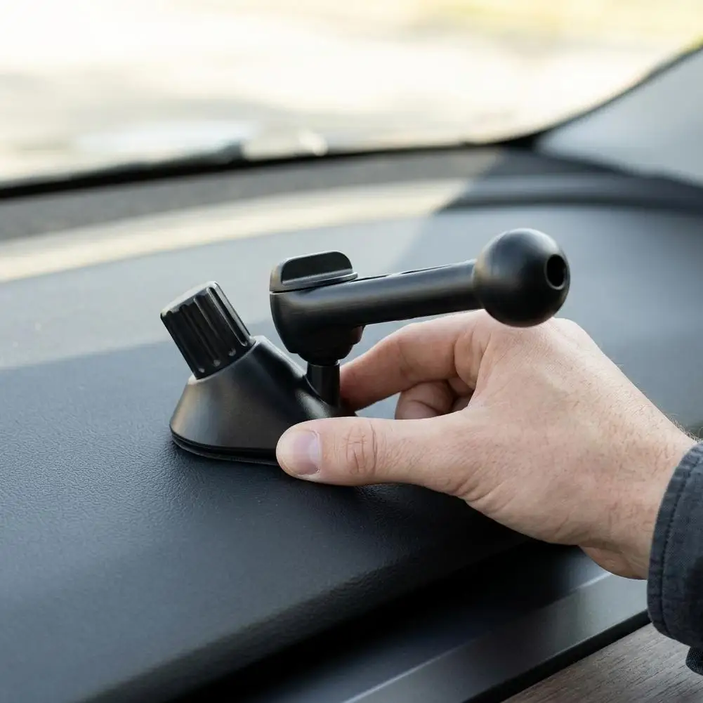 Universelle Auto-Handyhalterung mit 17mm Kugelkopf, Lüftungsclip, Verlängerungsarm, Armaturenbrett- und Windschutzscheiben-Halterung für iPhone und Xiaomi