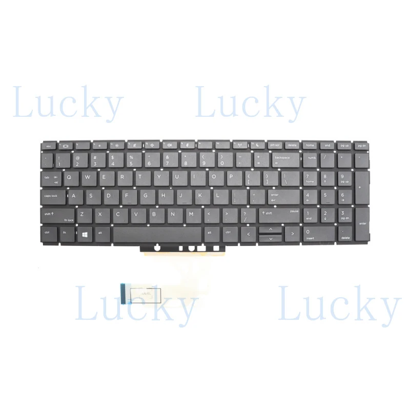 

f New Keyboard for HP ProBook 450 G6 455 G7 without backlit NO frame US