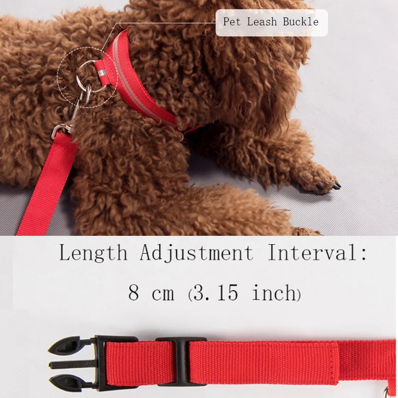 Dog Collar LED Light Electronic Night Safety Anti-Lost Nylon Adjustable Luminous Glowing Collar For Dogs Cats Pet Products Xs-XL