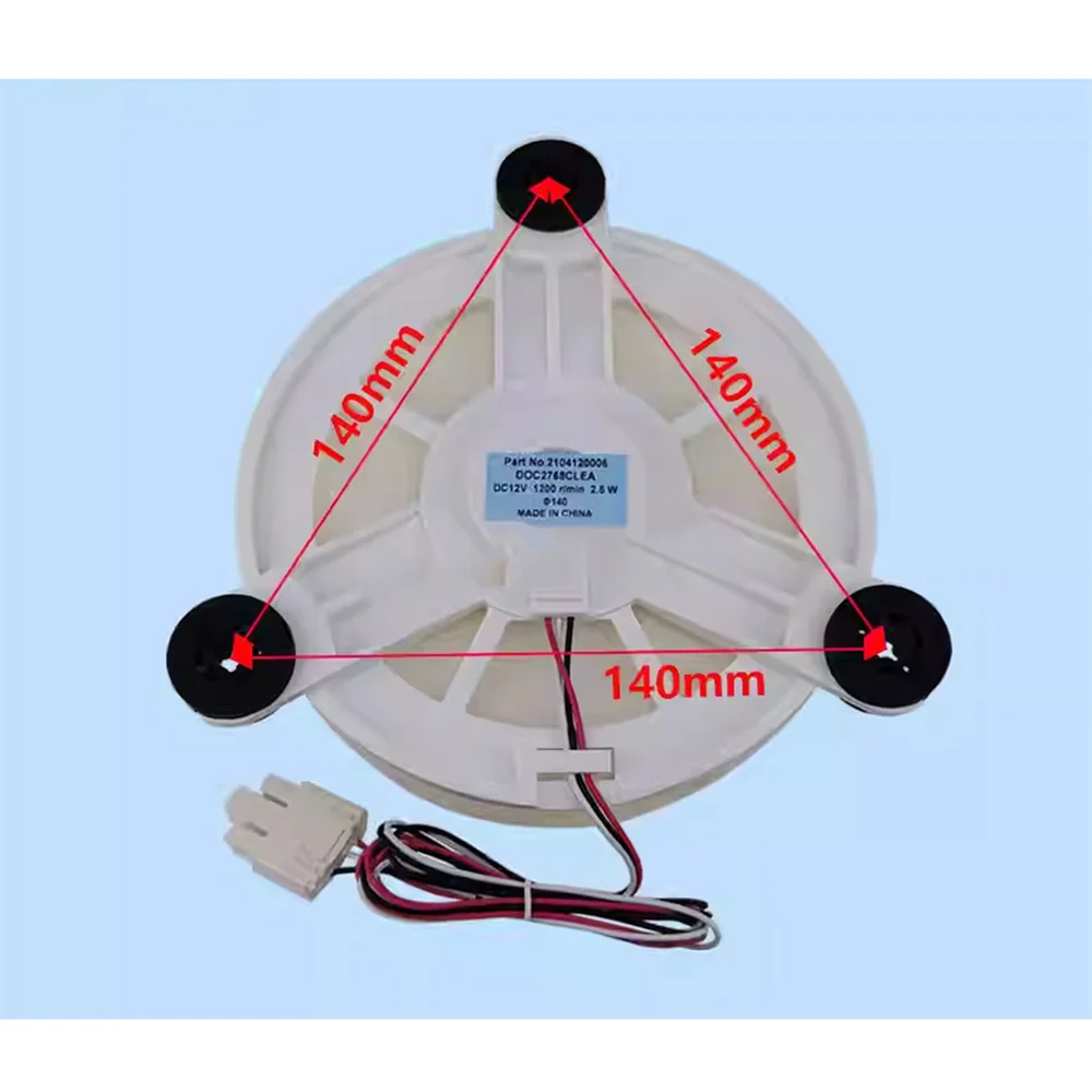 Kälteventilatormotor 2104120006 D0C2768CLEA DC12V Kühlschrank Kühler Lüftermotor für TCL Ace Kühlschrank Gefrierschrank Teile