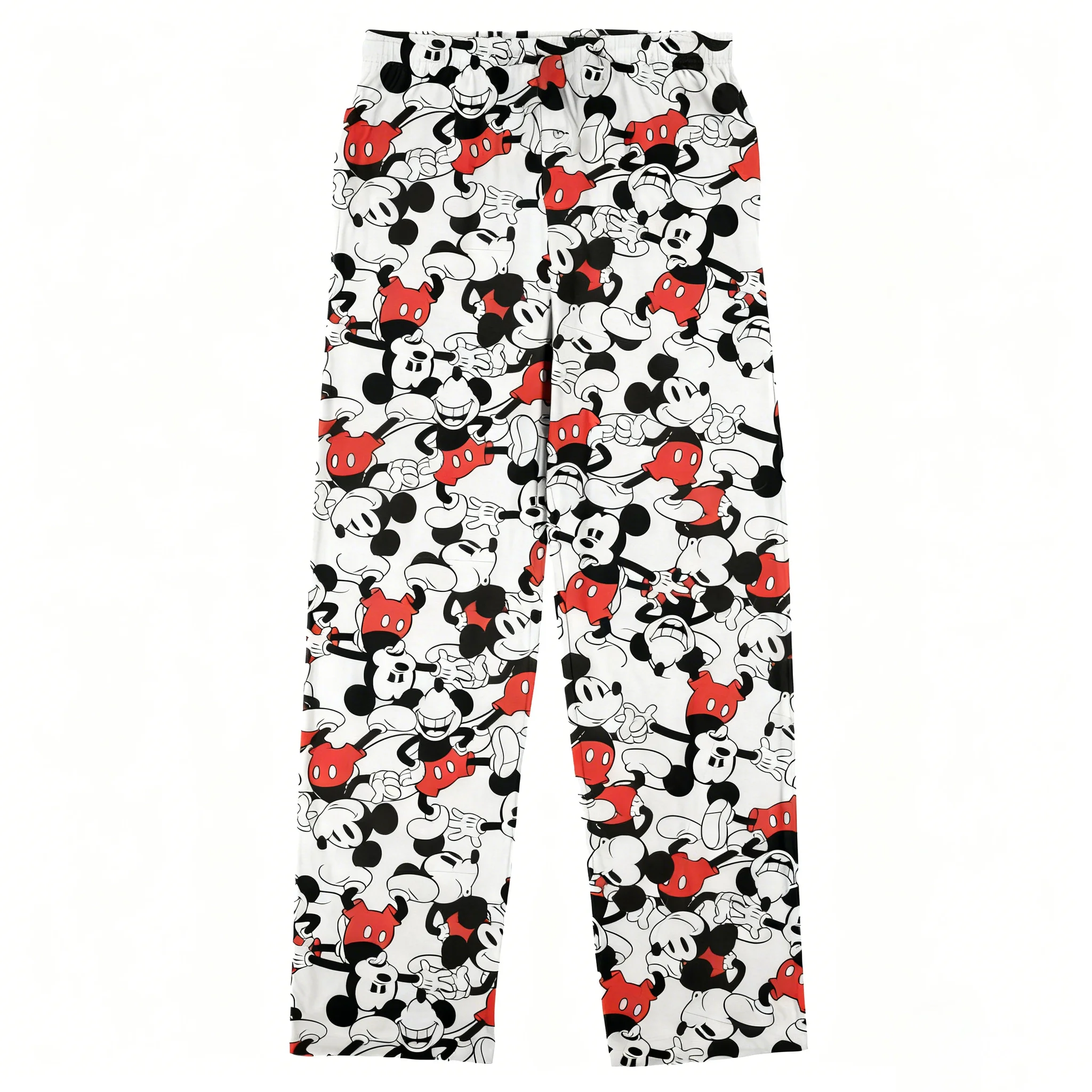 

MINISO Mickey Mouse All-Over Print Men's White Sleep Pajama Pants Casual Men Women Pajama Pants Christmas Role Play Costume
