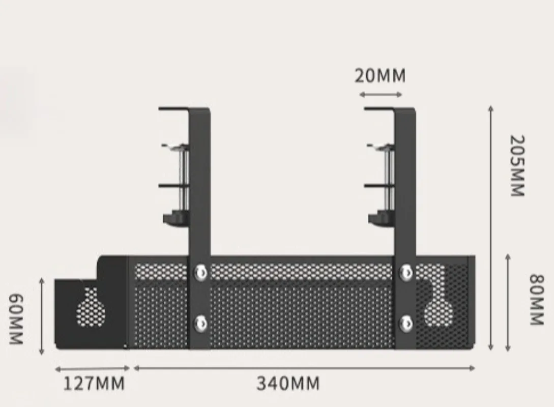 Under-table Cable Organizer No Need for Drilling Simple Wire Winding Device Household Socket Router Wire and Data Cable Fixator