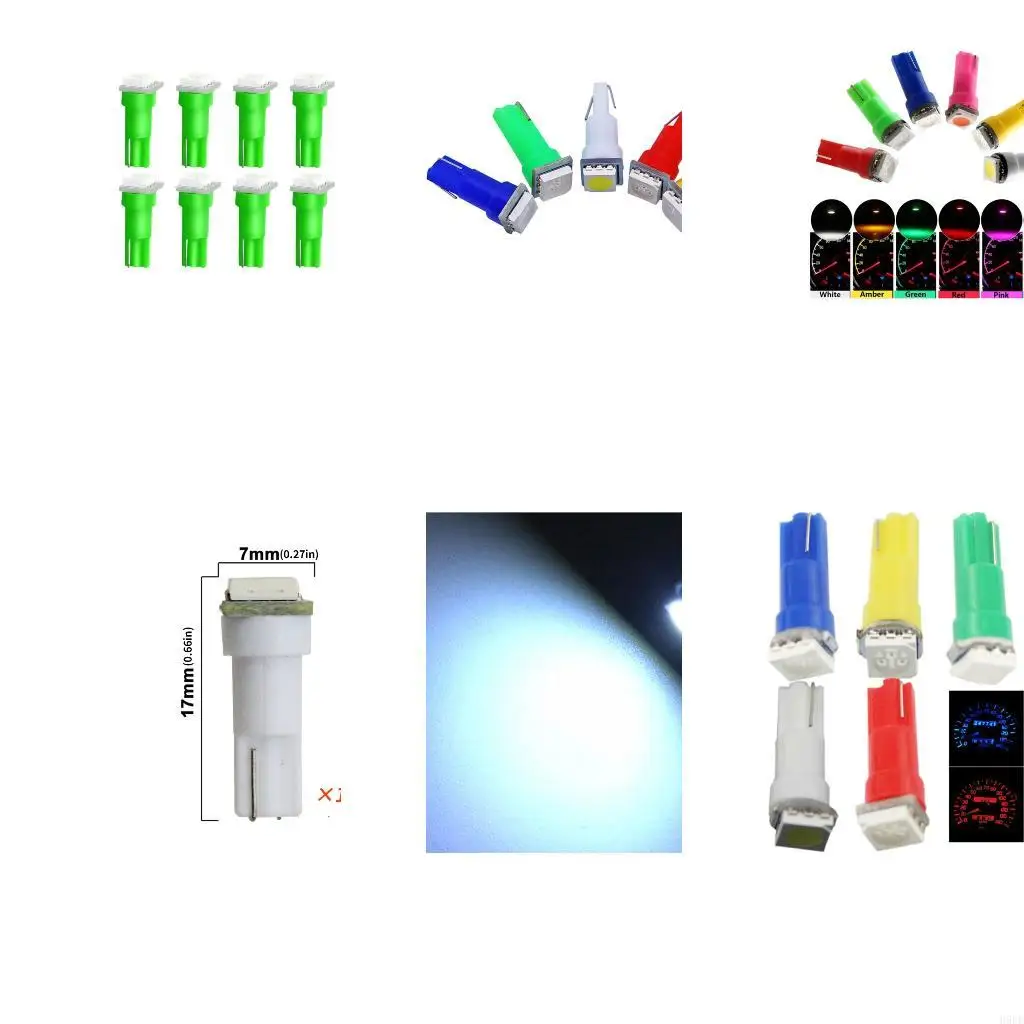 

5050 100 Pack Plug-In Lights for Dashboard Gauge Repair Jobs H9EE