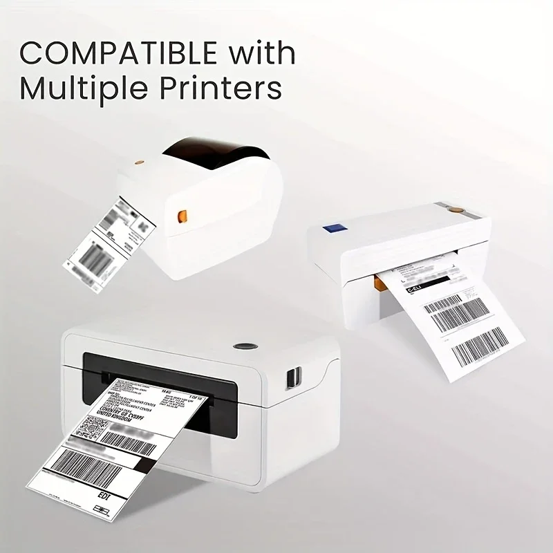 Thermal Paper 76*130mm / 100x150mm Shipping Waybill Label Thermal Address Barcode Label Thermal Label Stickers for Packing