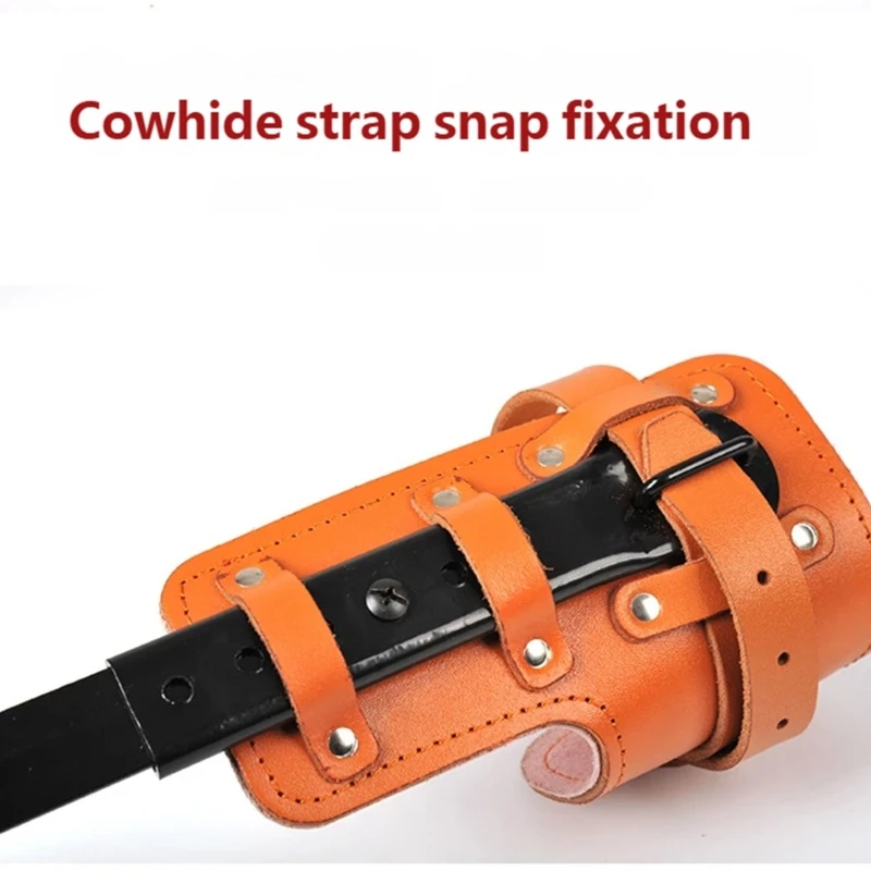 Robuste Kletterspikes aus geschmiedetem Stahl mit gepolstertem Kissen, hochfestes Design für Baumklettern und Outdoor-Abenteuer – Detail 5