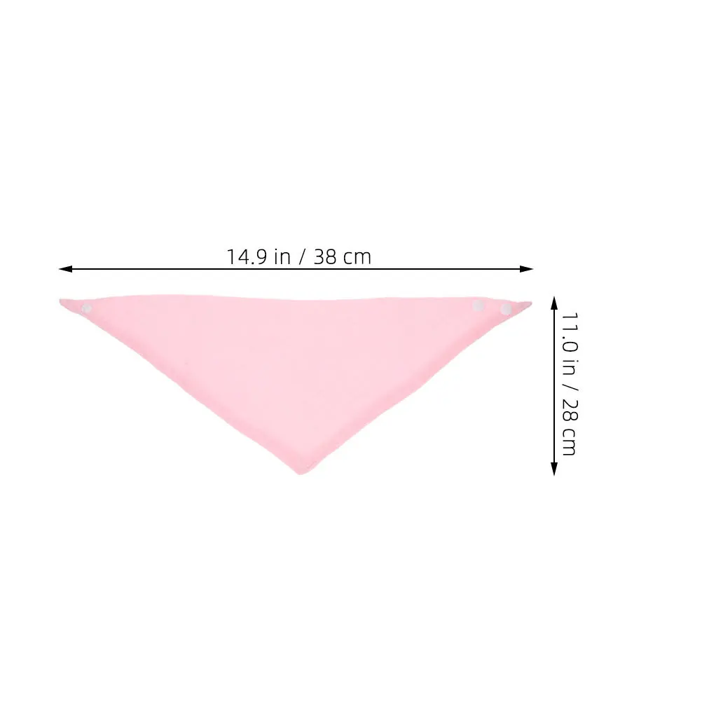 Baberos Bandana de algodón para bebé, niño y niña, Material PP, fácil uso, protección para babear, babero, 4 Uds.