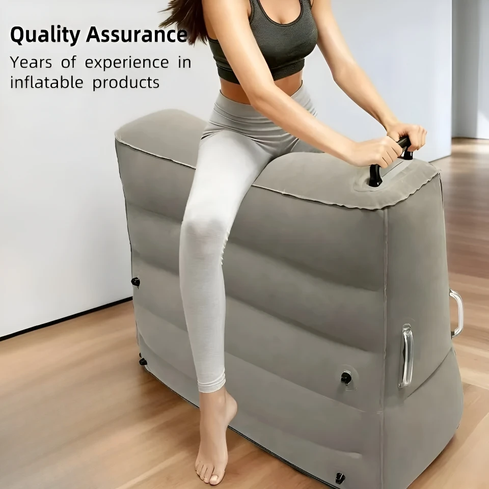 Matelas gonflable, coussin d'équitation, coussin d'accoudoir, coussin de siège de voyage, sacs d'air 3D, léger, respirant, anti-pression