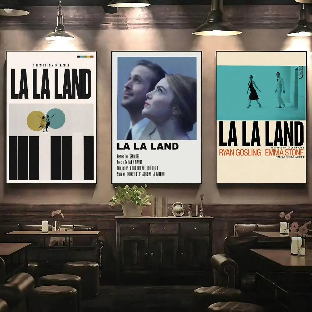 movie La La Land Poster Poster HD Printing Premium Style for Home Decor for Bedrooms Hallways Cafes Gift