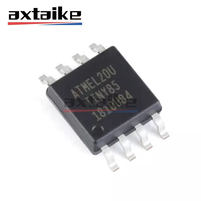 2PCS ATTINY85-20SU SOP-8 TINY85 ATTINY85-20SUR ATTINY85 SMD 8KB 20MHz 8Bit Microcontroller Chip IC