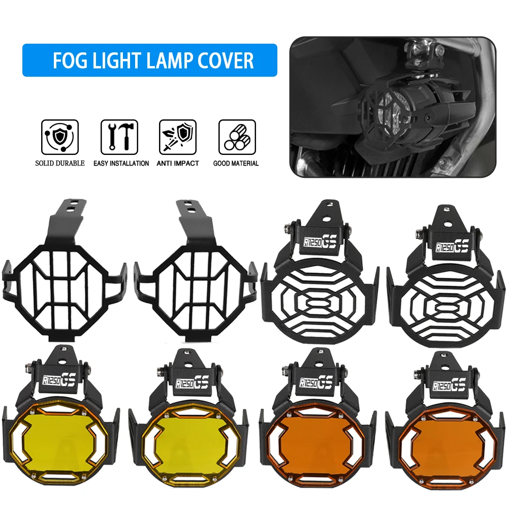 

For BMW R1250GS R1250 R 1250 GS ADV Adventure 2018 2019 2020 2021 2022 Fog Lamp Light Cover Guard Grille Protector Motorcycle