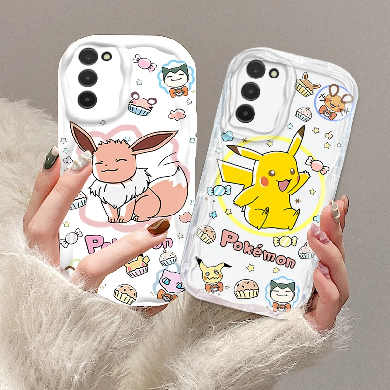 Bulbasaur Pikachu Pokémon For Samsung S24 S23 S21 S20 Ultra Plus FE A73 A72 A71 A51 A31 A05S A05 A04 5G Wave Oil Cover