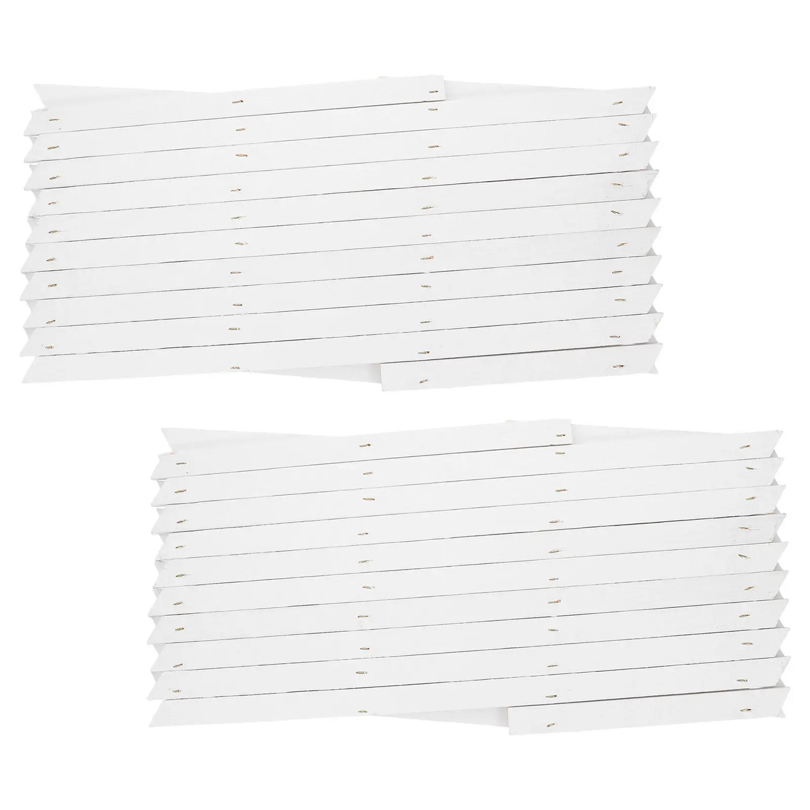 

2 Pcs Wooden Retractable Fence Flower Trellis For Climbing Plants Outdoor Wall Panels Garden Lattice Expandable