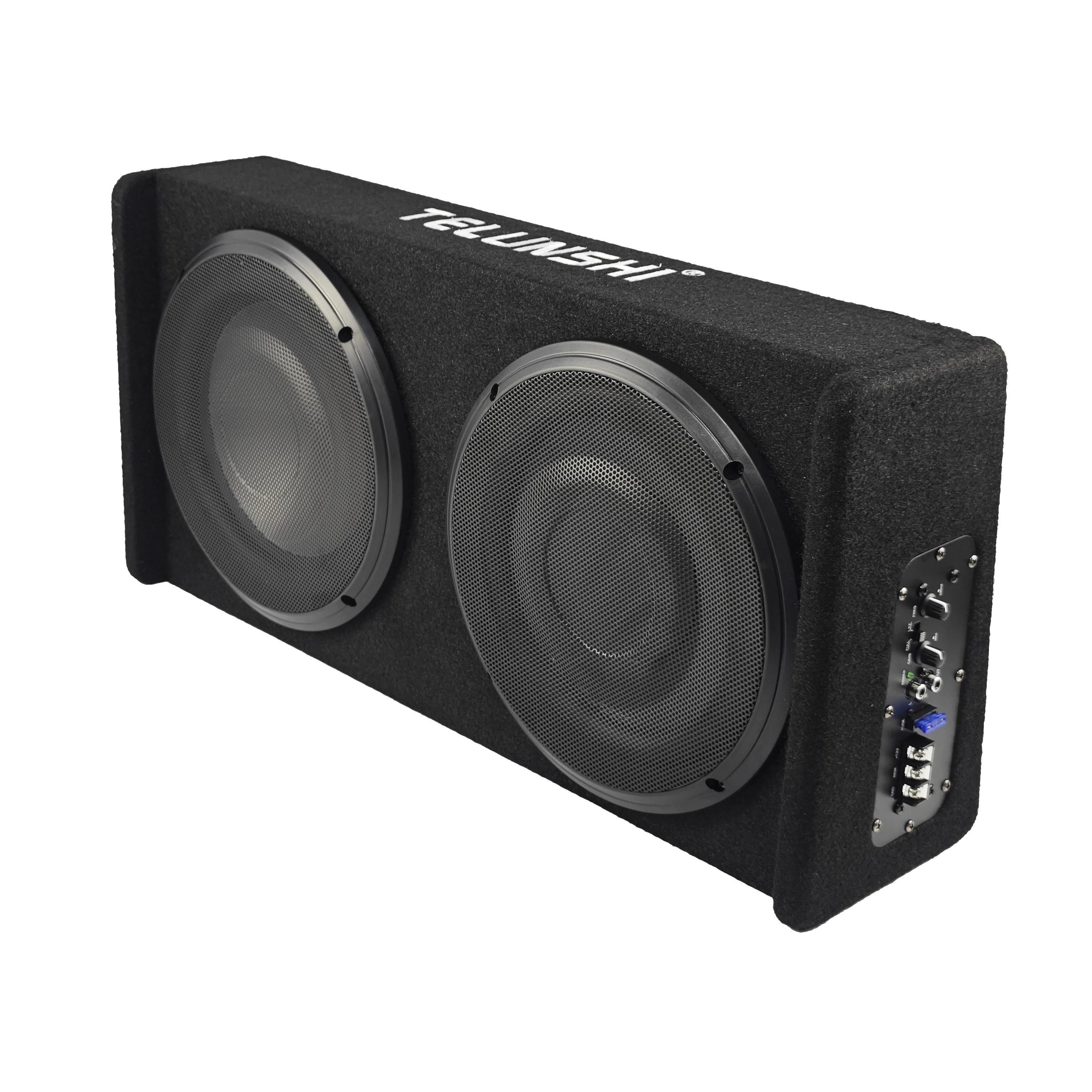 

10 Inch Subwoofer Speaker RMS 200W Dual Car Active Dual Loaded Enclosure Subwoofer