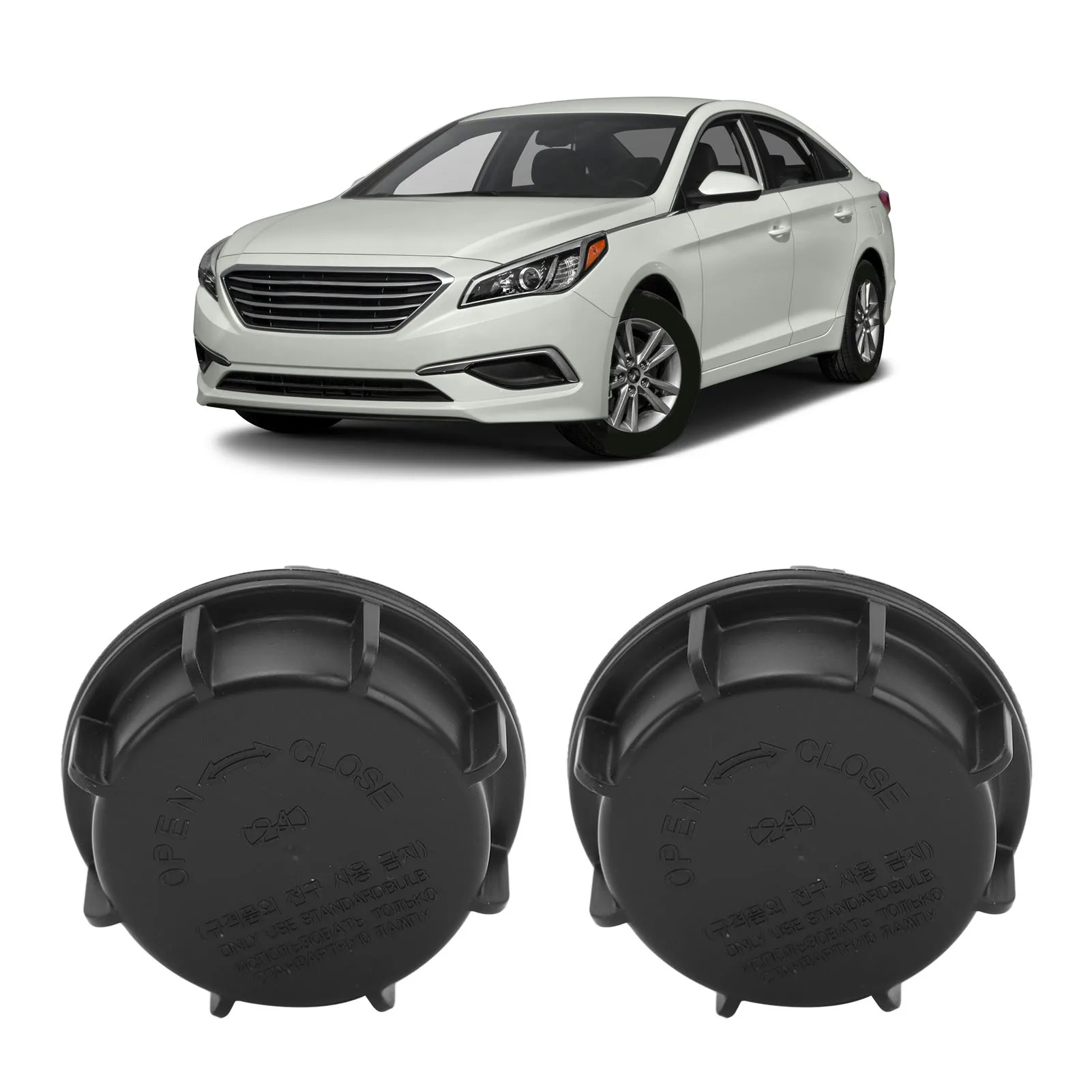 2 Pcs Headlight Dust Cap 921402D000 Head Lamp Dust Cover Replacement for Kia Sportage Sedona Sorento