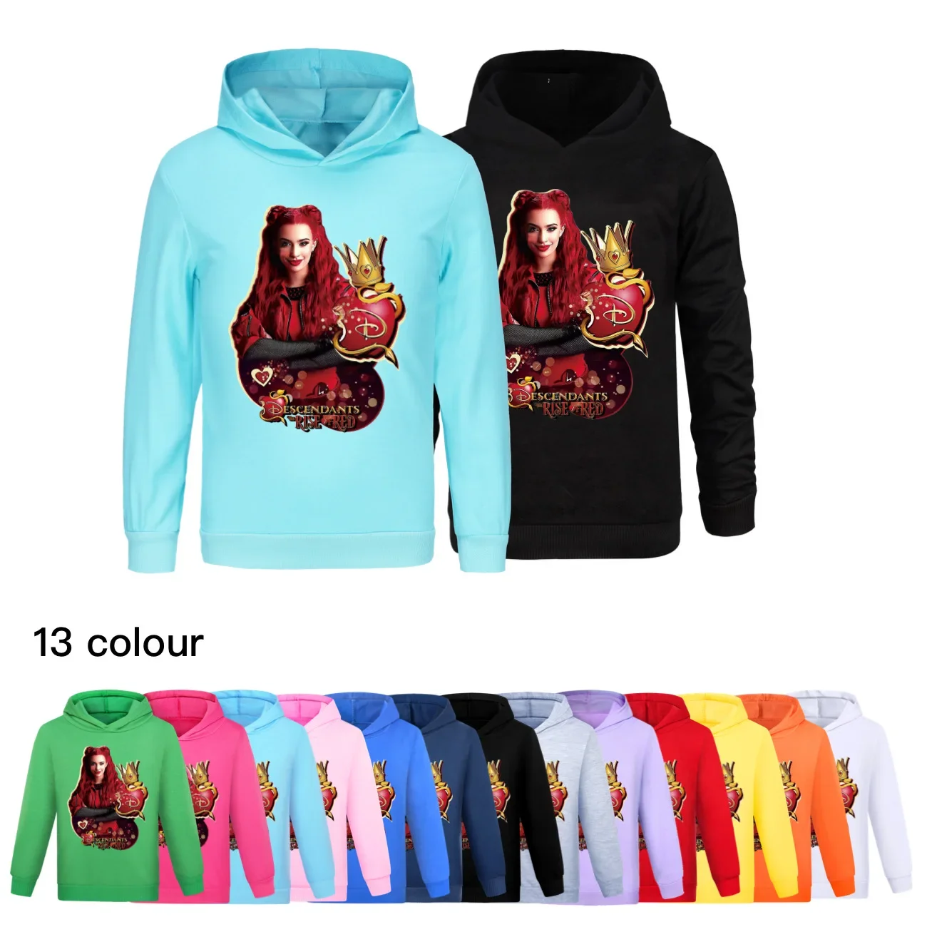 

Kids Clothes Girls Sweatshirt Autumn Long Sleeve Hoodie Boys Hoodies Descendants 4 T-shirt Top Teens Children's Clothing 3593