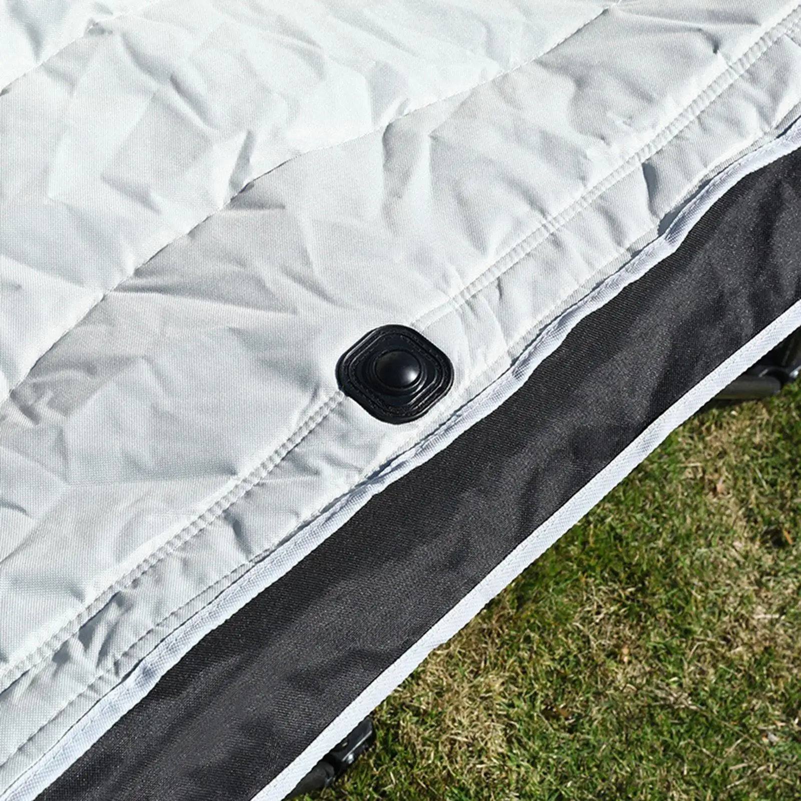 

Double Seat Camping Chair Heavy Duty Folding Mountaineering Chair with Cotton Lining Load-Bearing Capacity Leisure Chair