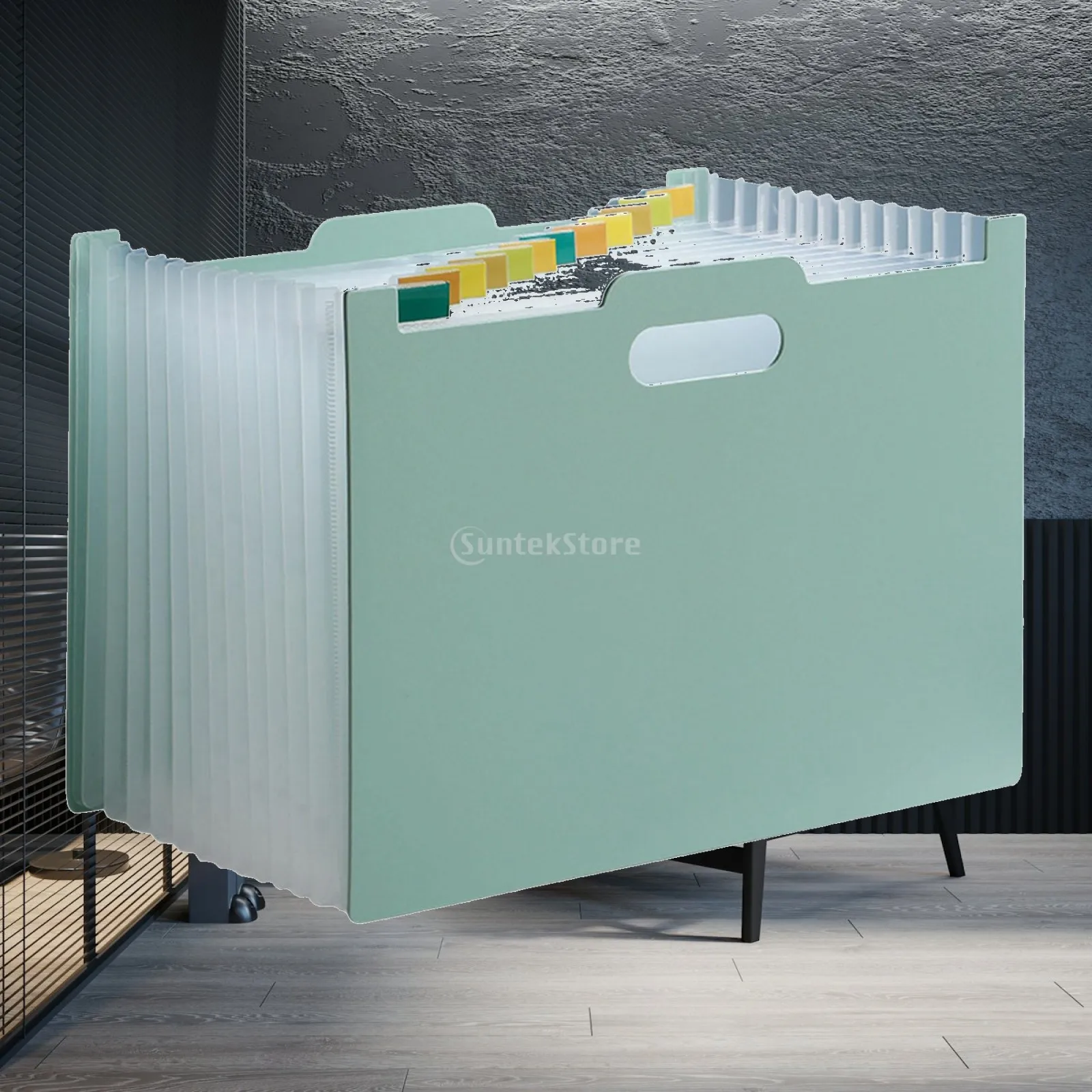 A4 File Folder Expanding Accordian File Organizer for Office