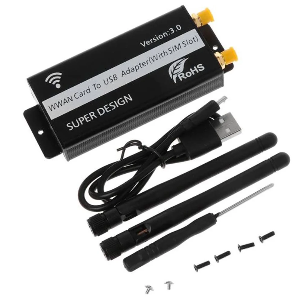 

Новый адаптер Mini PCI-E PCI-Express к Mini USB со слотом для SIM-карты для беспроводной мини-карты WWAN/LTE/Gsm/Hspa/GPS 3G/4G