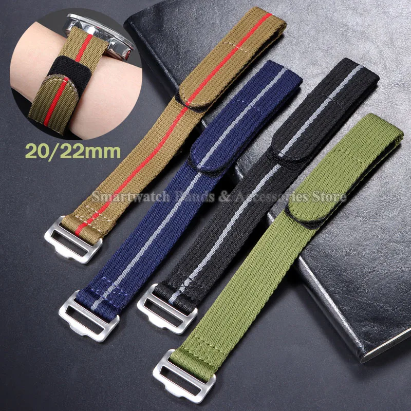 Nylon Watch Strap for Seiko 20mm 22mm Bracelet for Rolex for Tudor Military Sport Wrist Band Replacement Men Women Watch Strap