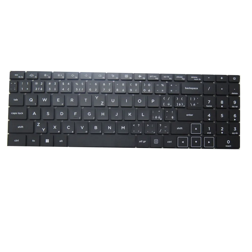 Laptop Keyboard For MB3303008 F0062-008 Black Czech CZ/United States US With Backlit