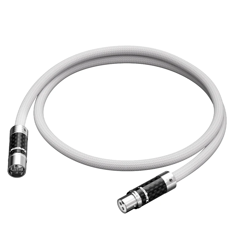 Xangsane HiFi reines Silber AES digitales symmetrisches XLR-Kabel 110 Ohm symmetrisches koaxiales digitales Signalkabel
