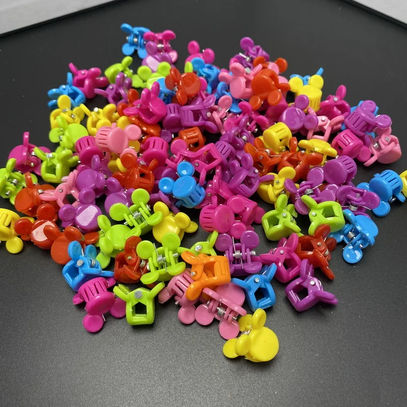 1set Mädchen Niedliche Erdbeere Haar Clips Sterne Crown Blume Kleine Haar Klaue Clip Für Kinder Baby Mini Kaninchen Haarnadel kawaii Acessories – Detail 2