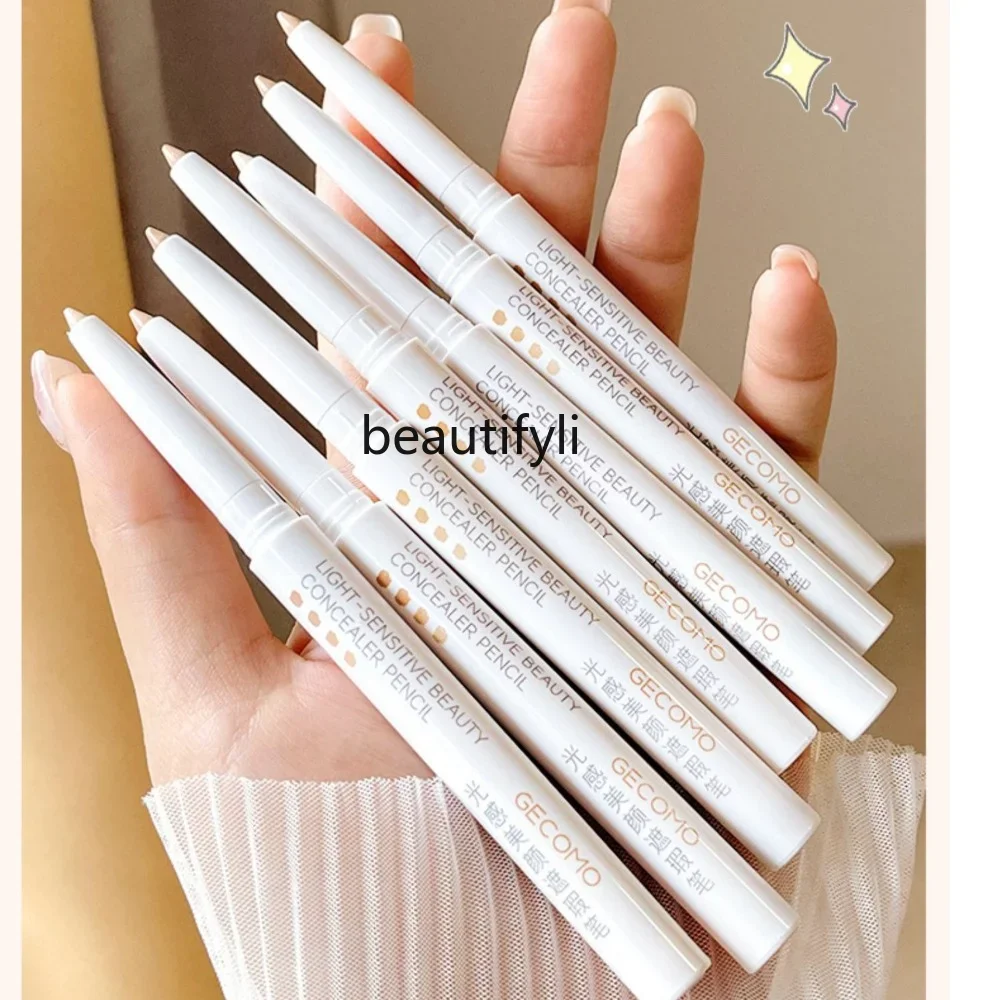 yj Light-Sensitive Concealer Pen Cover Eyebrow Concealer Tear Groove Dark Circles Special Spot Acne Marks Modify Face