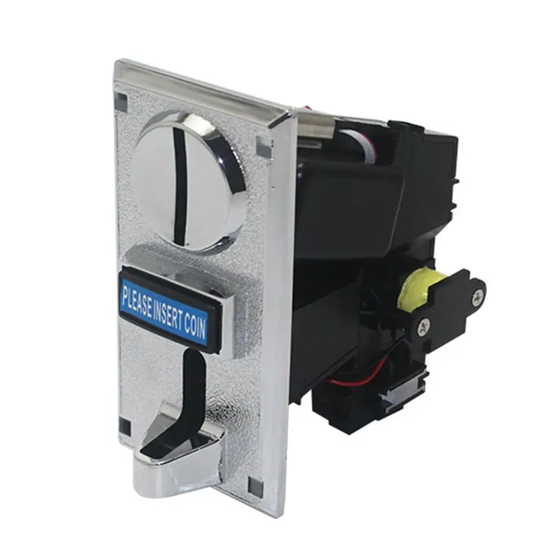RTENTE-2PCS 616 Multi Coin Acceptor Electronic Roll Down Coin Acceptor Selector Mechanism Vending Machine Arcade Game Ticket