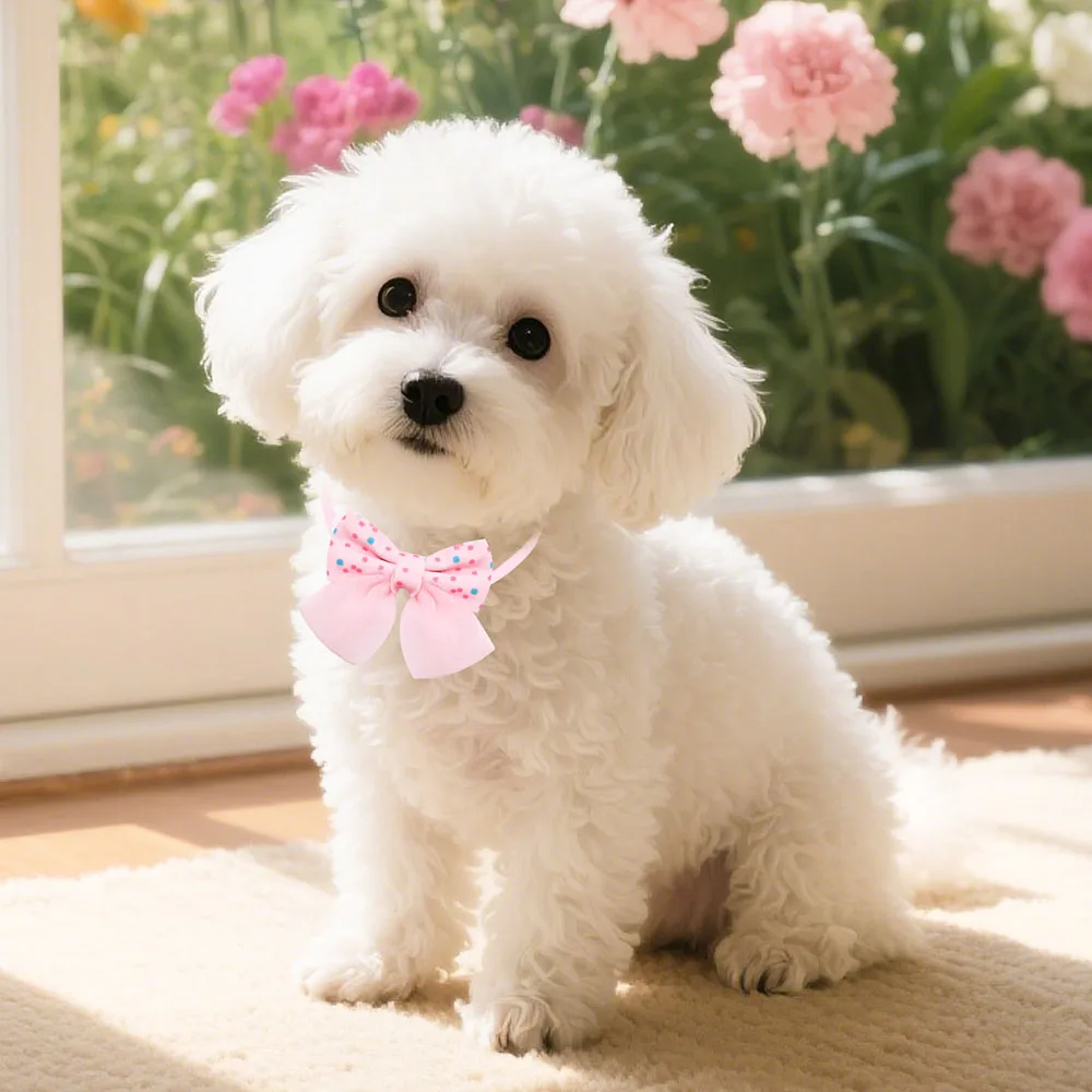 5 قطعة الملونة قابل للتعديل الكلب بووتيس البولكا نقطة نمط الكلب ربطات القوس فيونكة الياقات قابل للغسل الحيوانات الأليفة الاستمالة اكسسوارات للكلاب والقطط