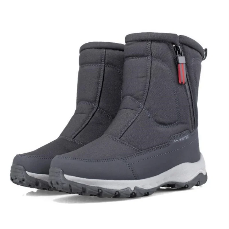 Men's Winter Waterproof Insulated Shell Warm Inner Comfortable Outdoor Snow Boots