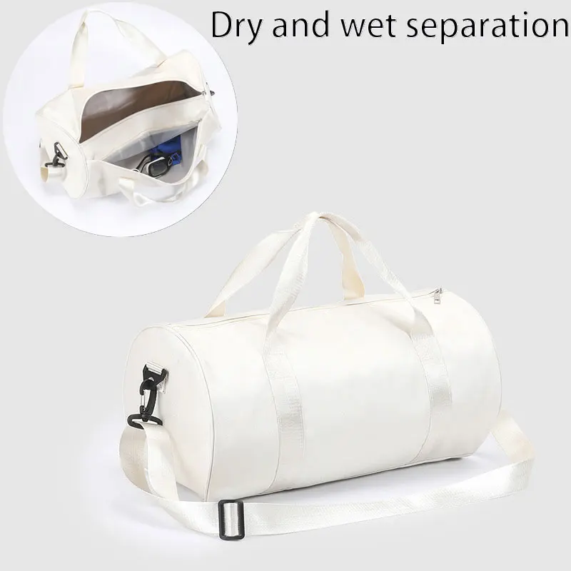 Dry and wet separation fitness sports basketball swimming bag large capacity portable travel bag opening gift