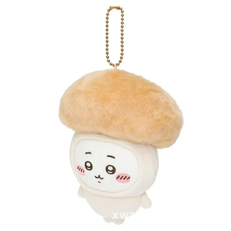 Chiikawa Mushroom Transformation Plush Doll Chii Hachi Usagi Fluffy Bag Pendant Collectible Gift For Teen Girls Daily Backpack