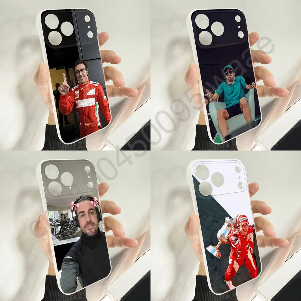 

Phone Case For iPhone 11,16,15,14,13,17,12,Plus,E,Air,Mini,Pro,Max Magnetic Magsafe F-Fernando Alonso Soft Cover