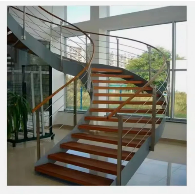 Produtos personalizados cerca de metal interna e externa 304 316L corrimão de aço inoxidável escadas varanda corrimão