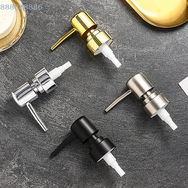 [B]1set Soap Pump Liquid Pump Head Lotion Dispenser Head Push Type Round Head 28 Thread Bath Bottle Press Nozzle,ABS Lotion Tube