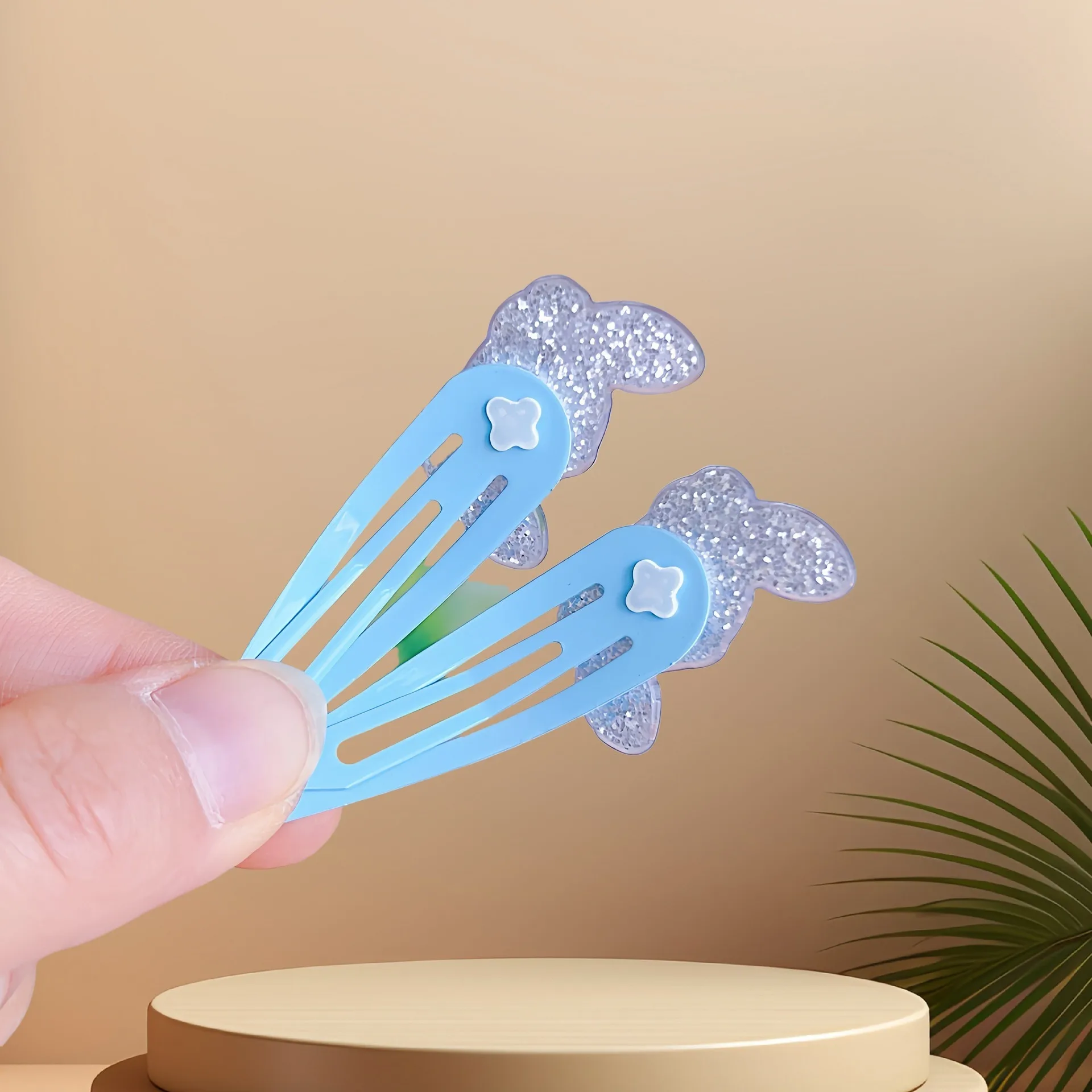 Opaska do włosów z haftem, urocza, kreskówkowa, klips BB, opaska dla dziewczynki, gumka do włosów, zestaw spinek do włosów.