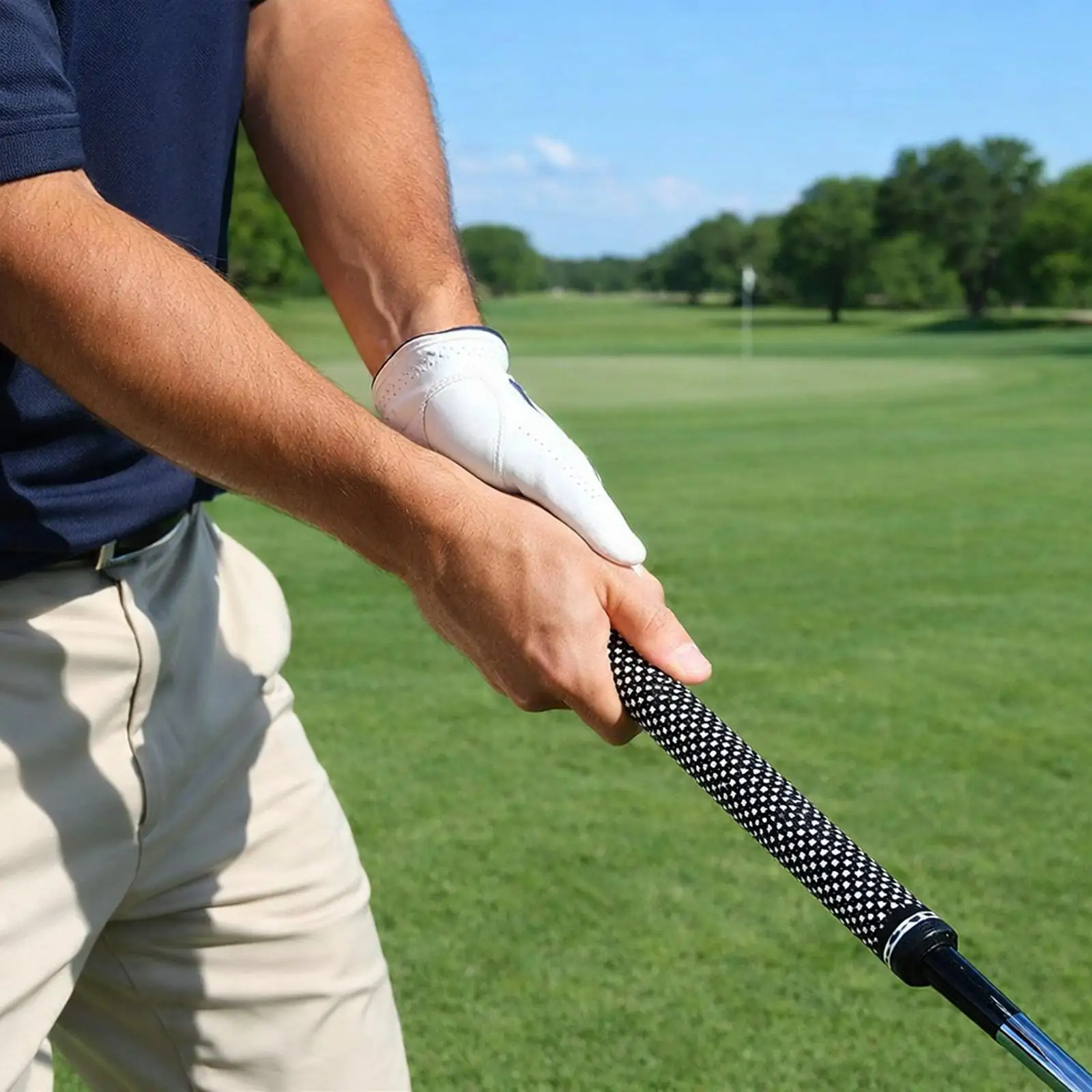 Premium Soft Rubber Golf Grips Midsize Comfort All Weather Grip for Golfing Accessories Men Women