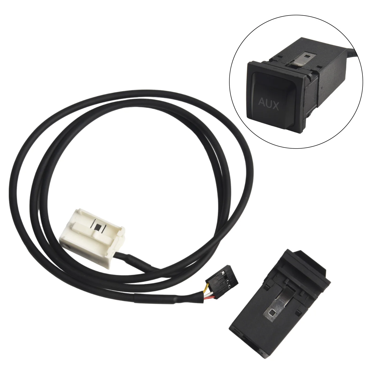 

For RCD510 310 300 Radio Adapter AUX Socket Radio Installation Extension Cable Non-deformation Panel Interface