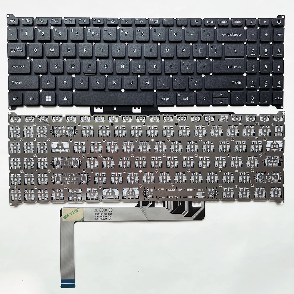 N22Q3 US Backlit Keyboard for Acer Nitro V15 ANV15-51 ANV15-51-532J ANV15-51-59MT