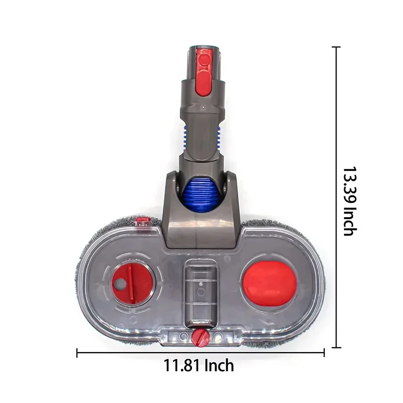 Zestaw głowicy mopa elektrycznego do odkurzaczy Dyson V7 V8 V10 V11 V15, nasadka do mopa z zbiornikiem wody, szmatka do czyszczenia